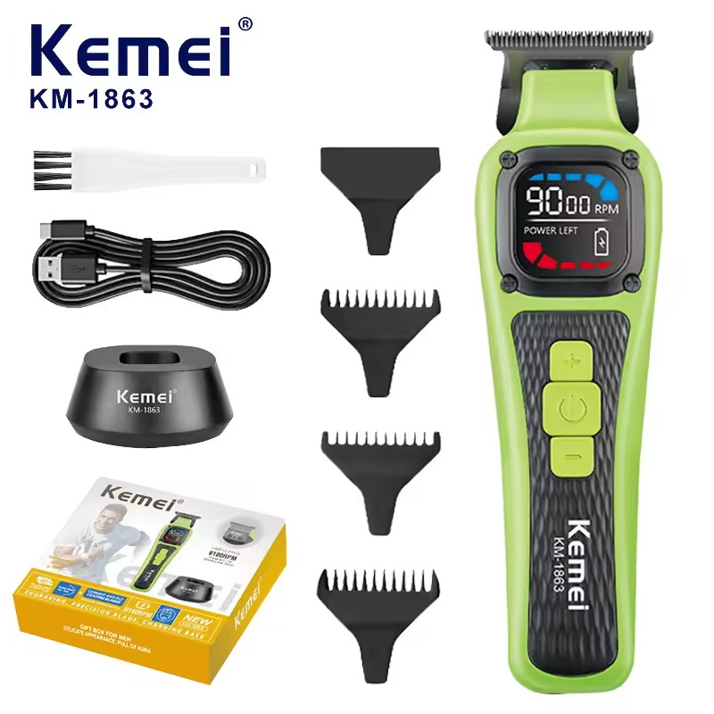 Golf Zero - Kemei KM-1863 ヘアトリマー プロ仕様 電動バリカン 充電式