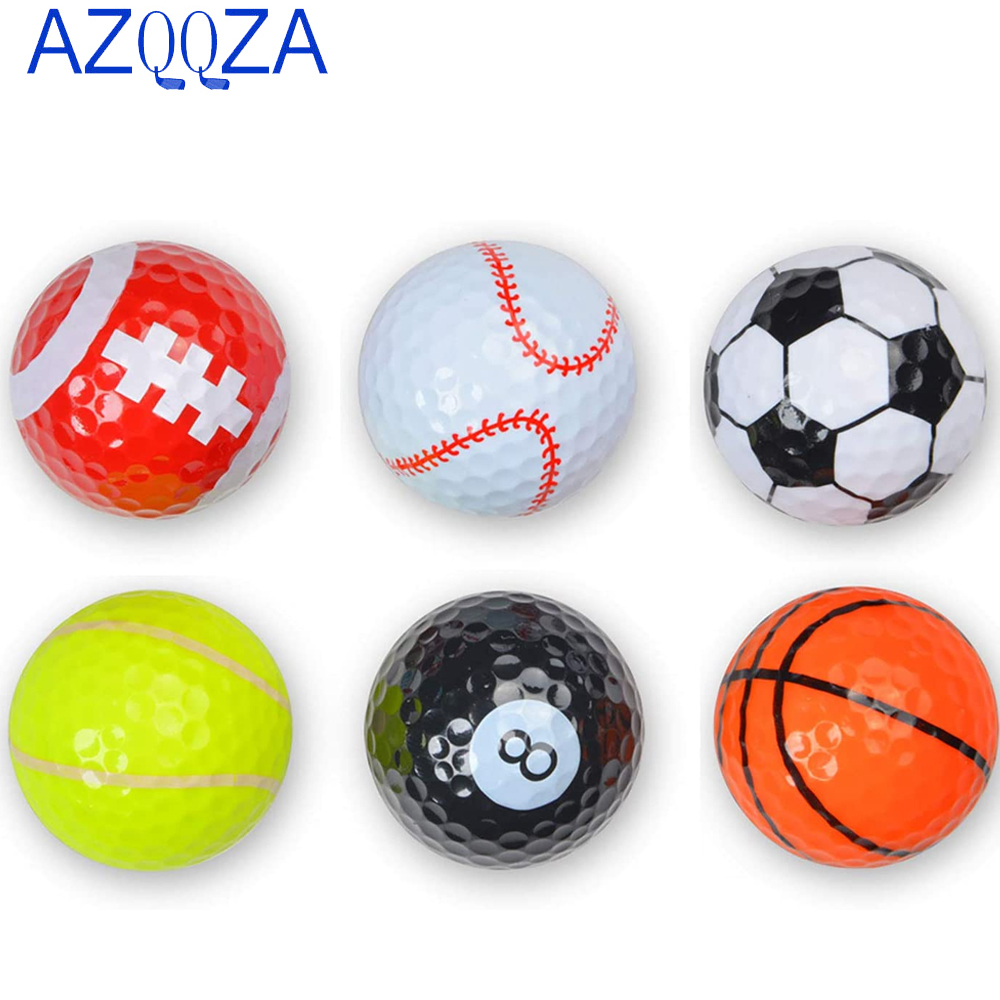 Golf Exercise Equipment - ゴルフトレーニング用の6つのサッカーボールのセット,子供用の素敵な色の新しいギフト,屋内でパーソナライズされたキャラクター