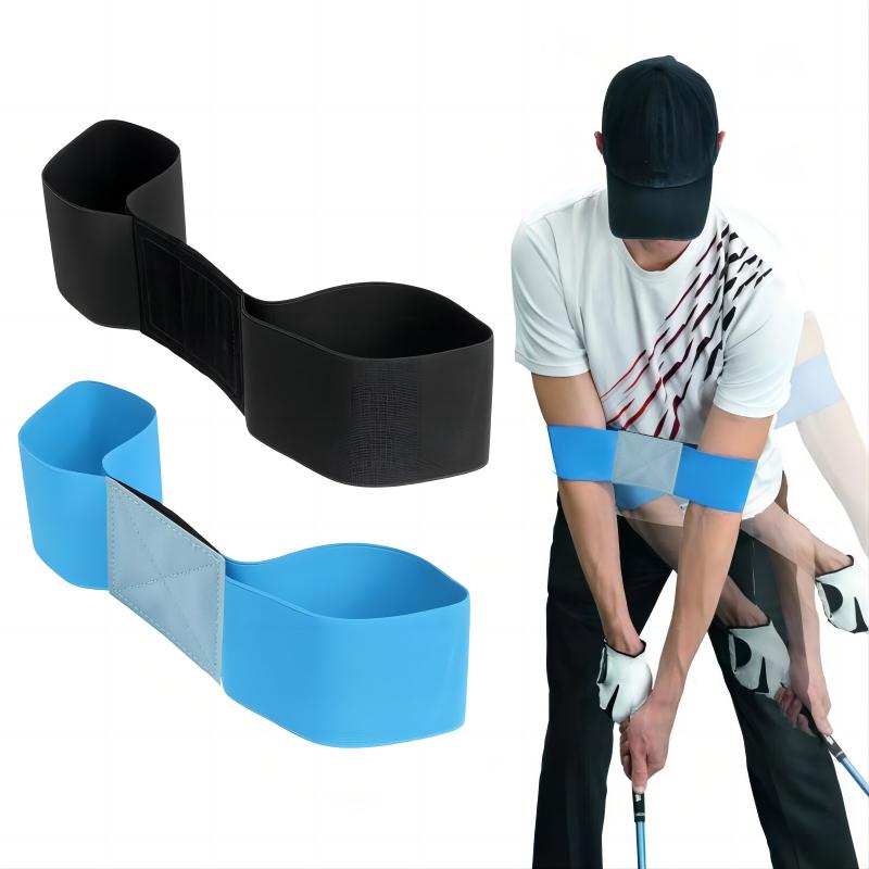 Golf Exercise Equipment - ゴルフスイングトレーナーアームバンド1個、ゴルフスイングジェスチャー矯正トレーニング補助具、男性女性初心者向けゴルフ練習ガイド