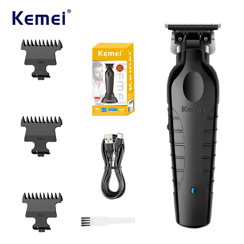 Golf Zero - Kemei 2299純正トリマー メンズ プロ仕様 ゼロギャップ ヘアトリマーマシン