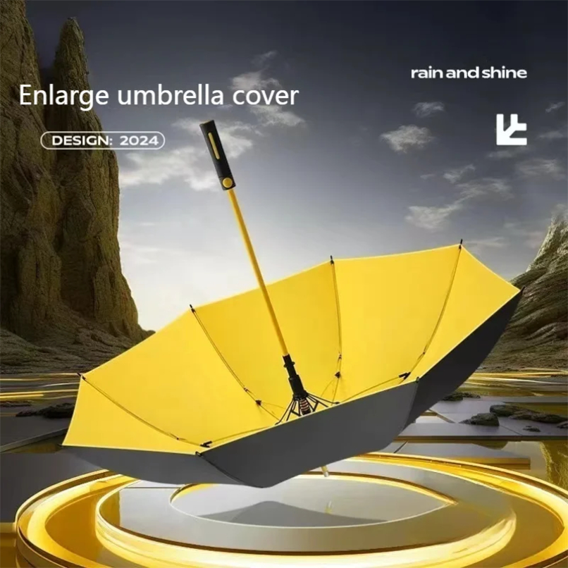 Golf Umbrella Large - フルファイバーゴルフ傘二層特大ダブルメンズビジネスロングハンドル傘車ストレート傘
