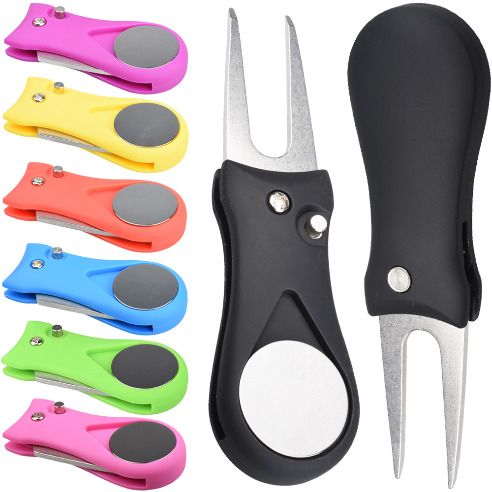 1 個折りたたみゴルフディボット修復ツール飛び出し刃ピッチ溝 - Divot Repair Tool のレビューと価格