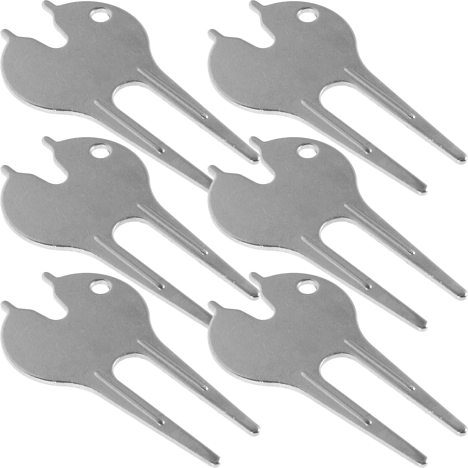 プロ仕様のディボットフォーク6本セット。携帯性に優れたゴルフ - Divot Repair Tool のレビューと価格