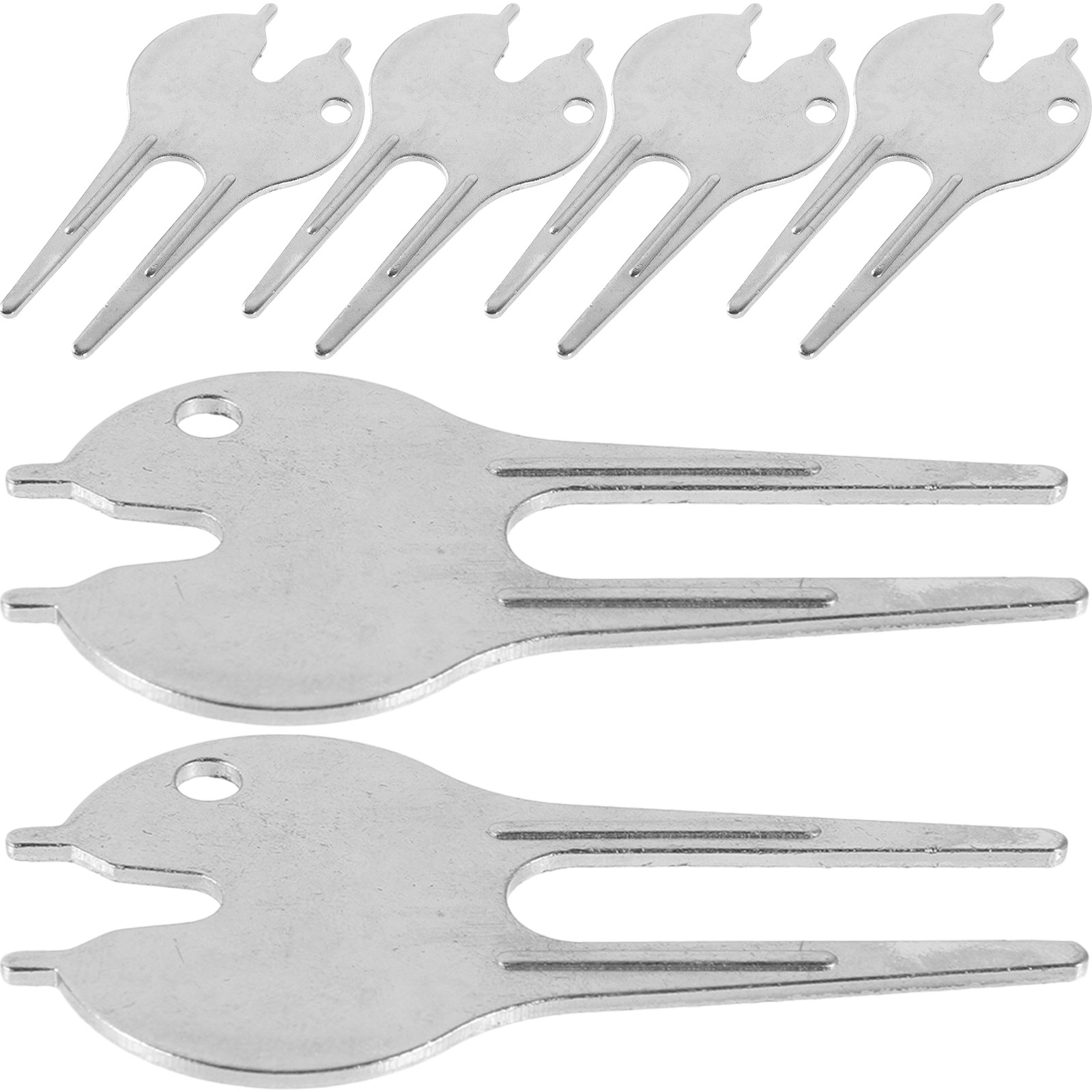 6個入り メタル製 ダイボットツール プロ仕様 ゴルフ用ダイ - Divot Repair Tool のレビューと価格