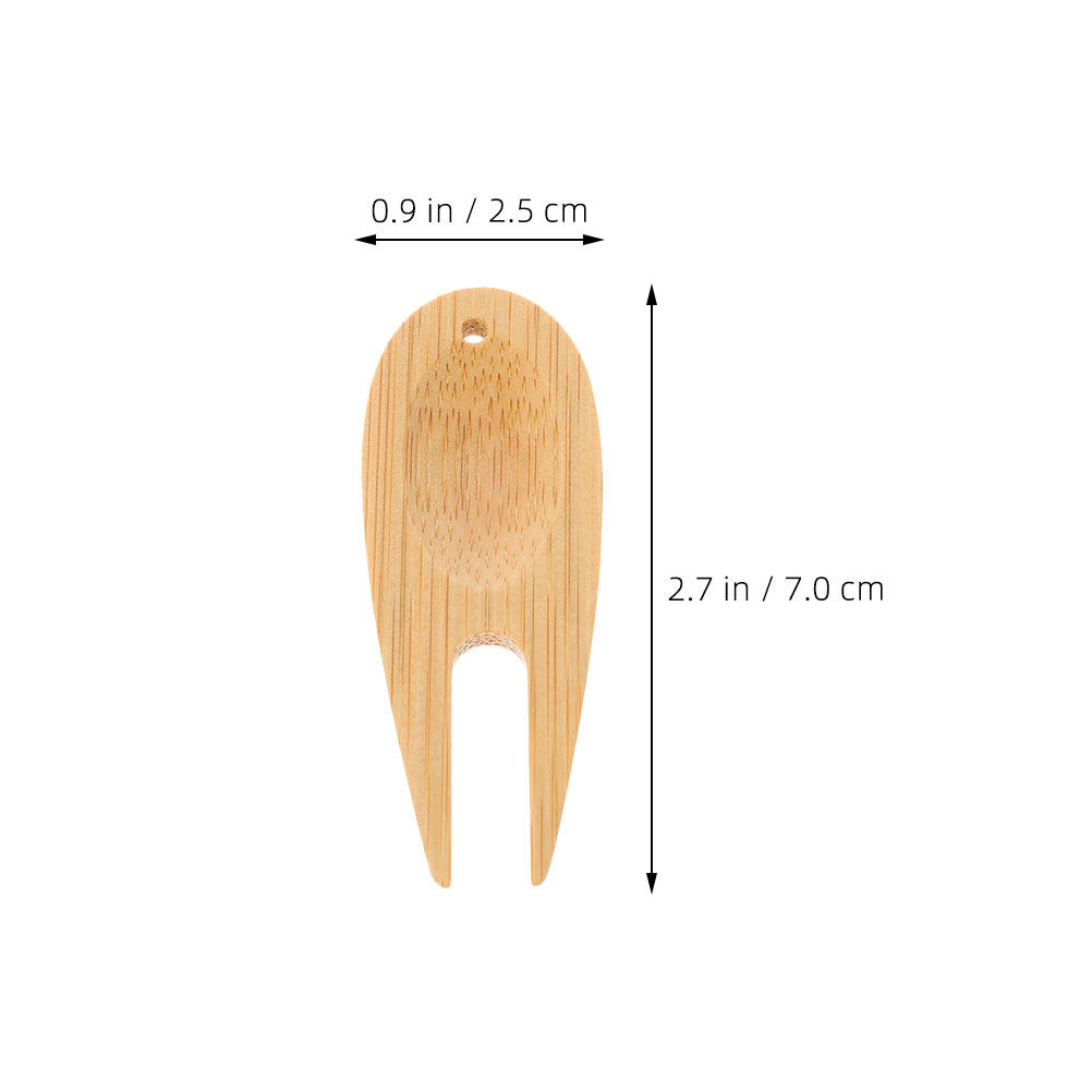 12 個木製ゴルフディボット修復ツールポータブルグリーンメン - Divot Repair Tool のレビューと価格