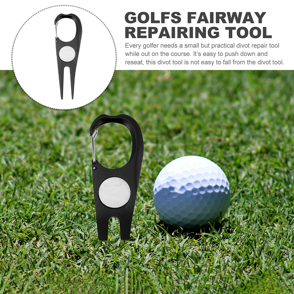 ゴルフディボットツール プレミアムアルミ合金 ステンレススチ - Divot Repair Tool のレビューと価格