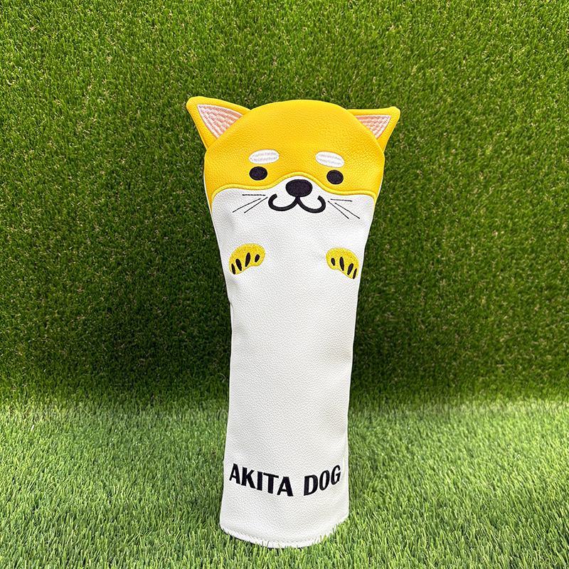 ゴルフクラブヘッドカバーセット 犬の漫画柄 ドライバー フェ - Golf Equipment Set のレビューと価格