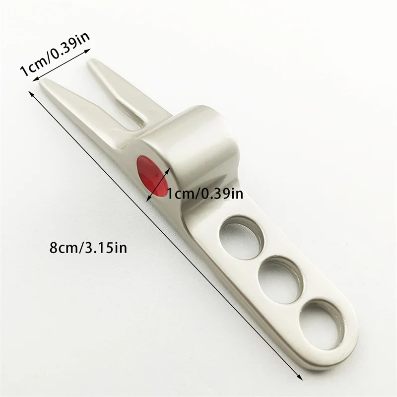 1個入り メタルゴルフディボット修復ツール ピッチマークフォ - Divot Repair Tool のレビューと価格