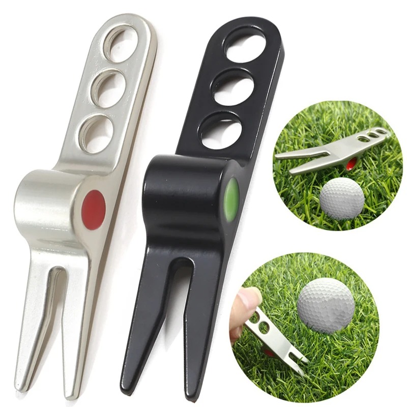 1個入り メタルゴルフディボット修復ツール ピッチマークフォ - Divot Repair Tool のレビューと価格