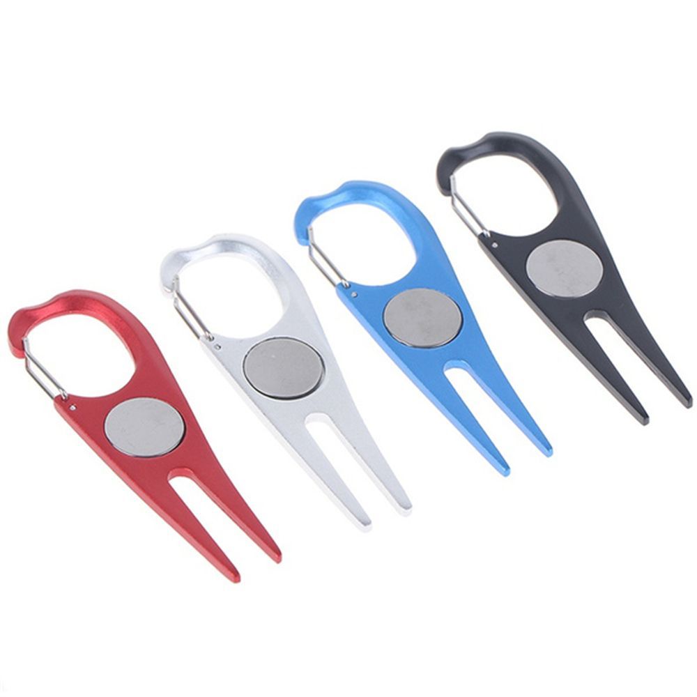 ポータブルアルミ合金トレーニング補助具ボールフォーク屋外ゴル - Divot Repair Tool のレビューと価格