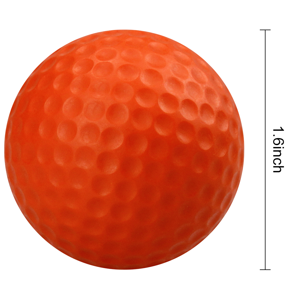屋内練習用弾性スポンジカラーPUフォームゴルフボール10個 - Golf Exercise Equipment のレビューと価格
