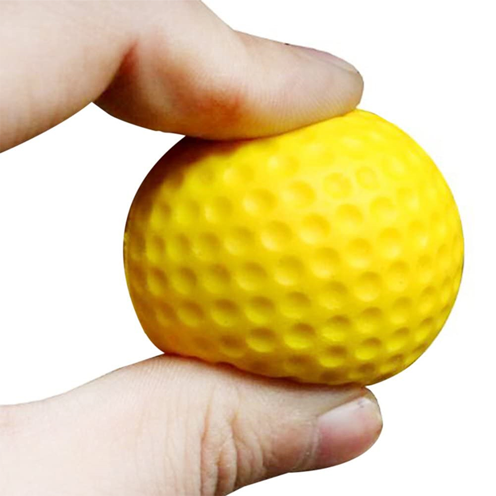 屋内練習用弾性スポンジカラーPUフォームゴルフボール10個 - Golf Exercise Equipment のレビューと価格