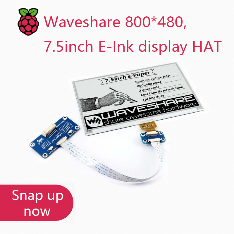 Waveshare 800*480、7.5インチE-Inkデ - Golf Zero のレビューと価格