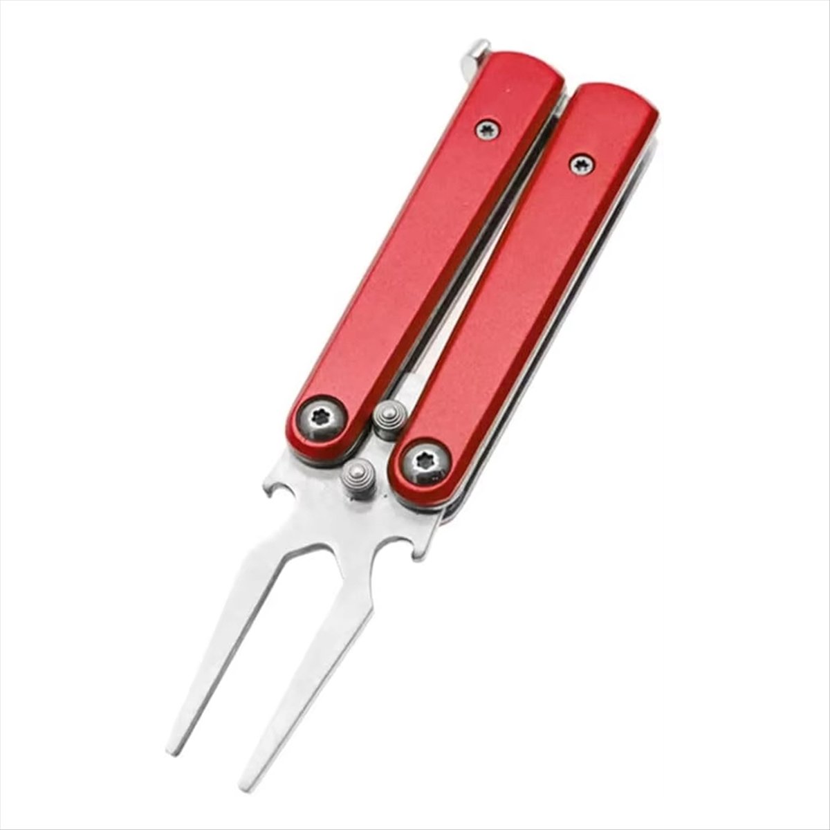 T34C ゴルフ合金フォーク ゴルフディボット修復ツール、金 - Divot Repair Tool のレビューと価格