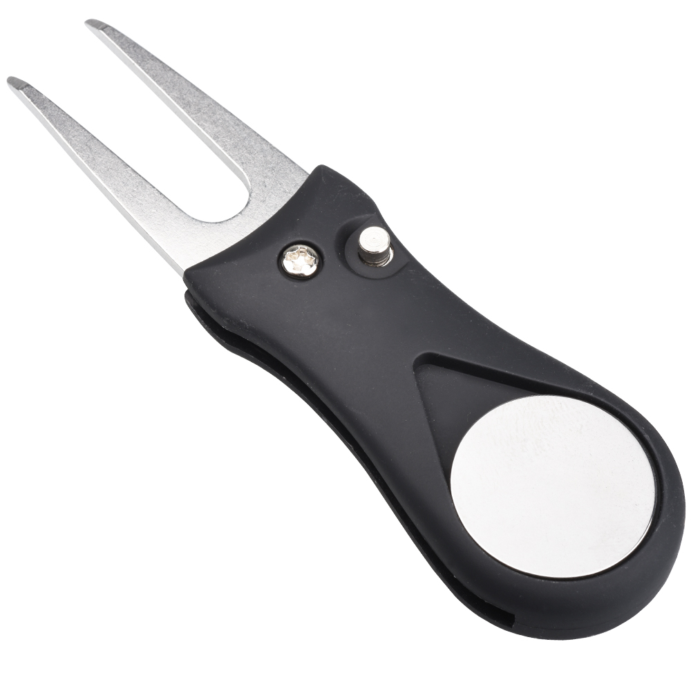 1 個折りたたみゴルフディボット修復ツールボールマーカー付き - Divot Repair Tool のレビューと価格