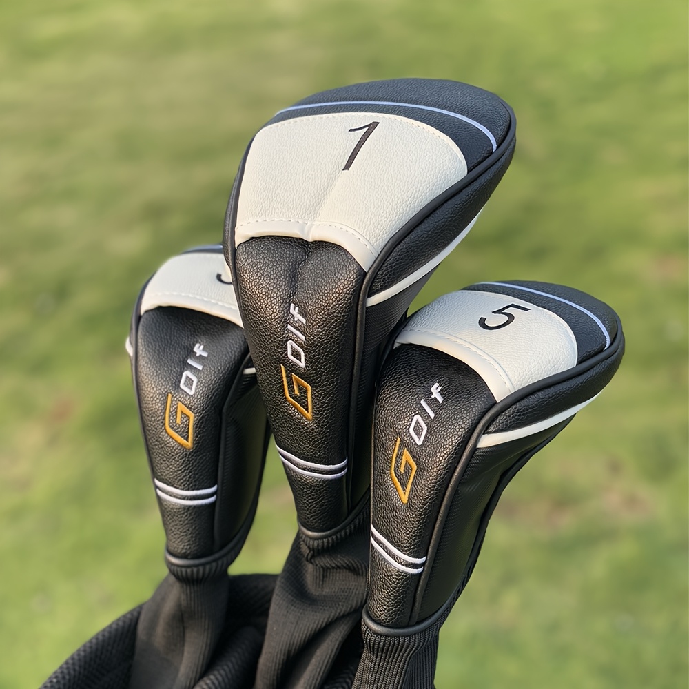 1個/3個入りゴルフヘッドカバー - ドライバー、フェアウェ - Golf Equipment のレビューと価格