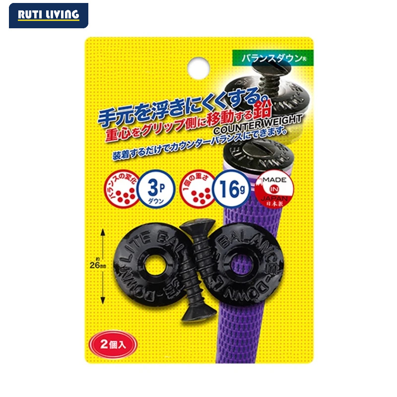 オリジナルゴルフクラブグリップ用ウェイト、バランスブロック、 - Golf Exercise Equipment のレビューと価格