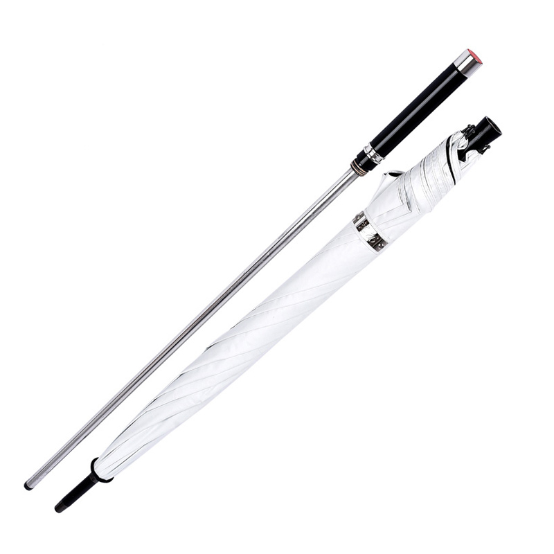 自己防衛の長いハンドル防風傘、UV保護、ビジネス杖、登山、ハ - Golf Umbrella Large のレビューと価格