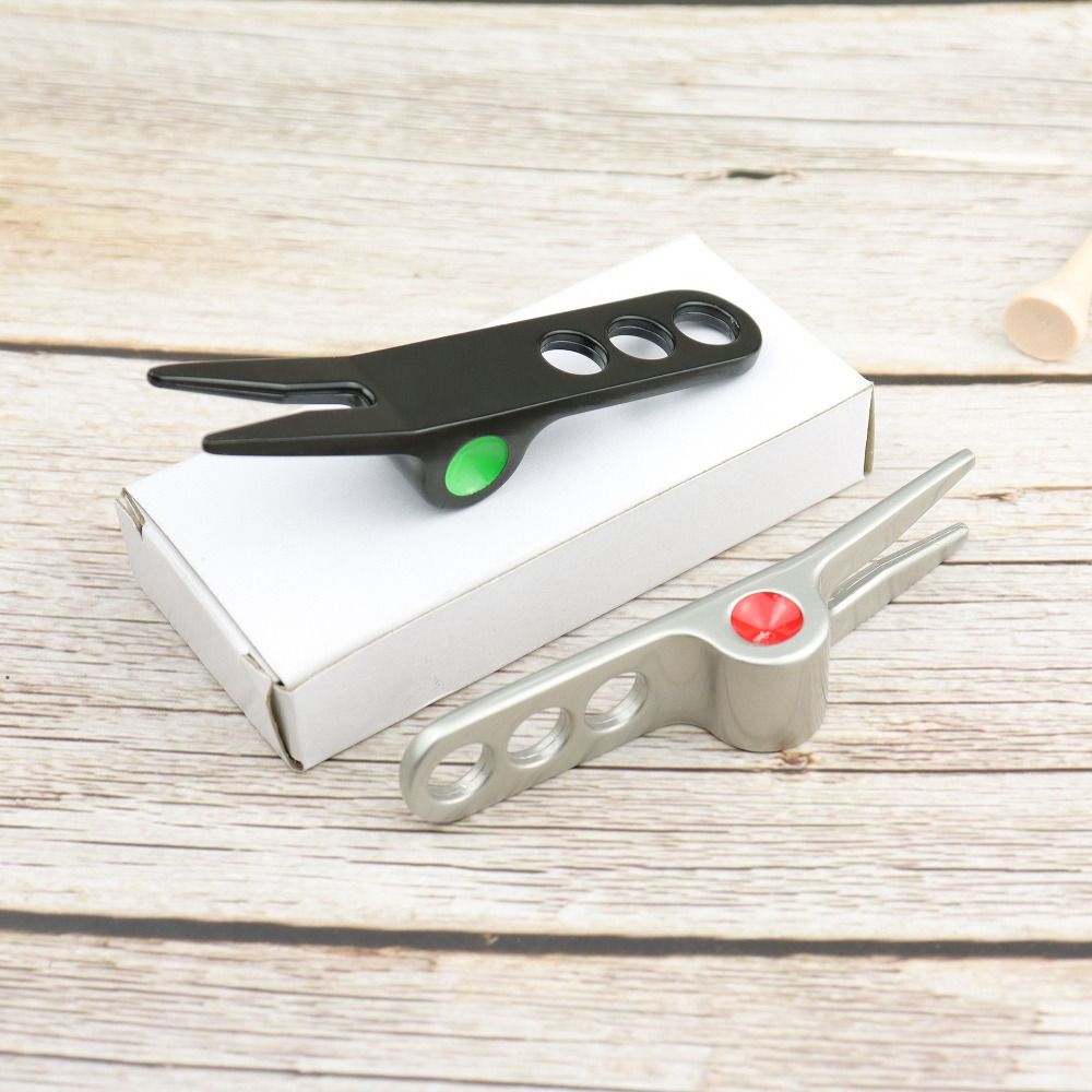亜鉛合金製ゴルフディボット修復ツール、ターフツール、ピッチフ - Divot Repair Tool のレビューと価格